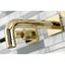 Kingston Brass KS6122DKL Two-Handle Wall Mount Bathroom Faucet, Polished Brass KS6122DKL - alternate 2